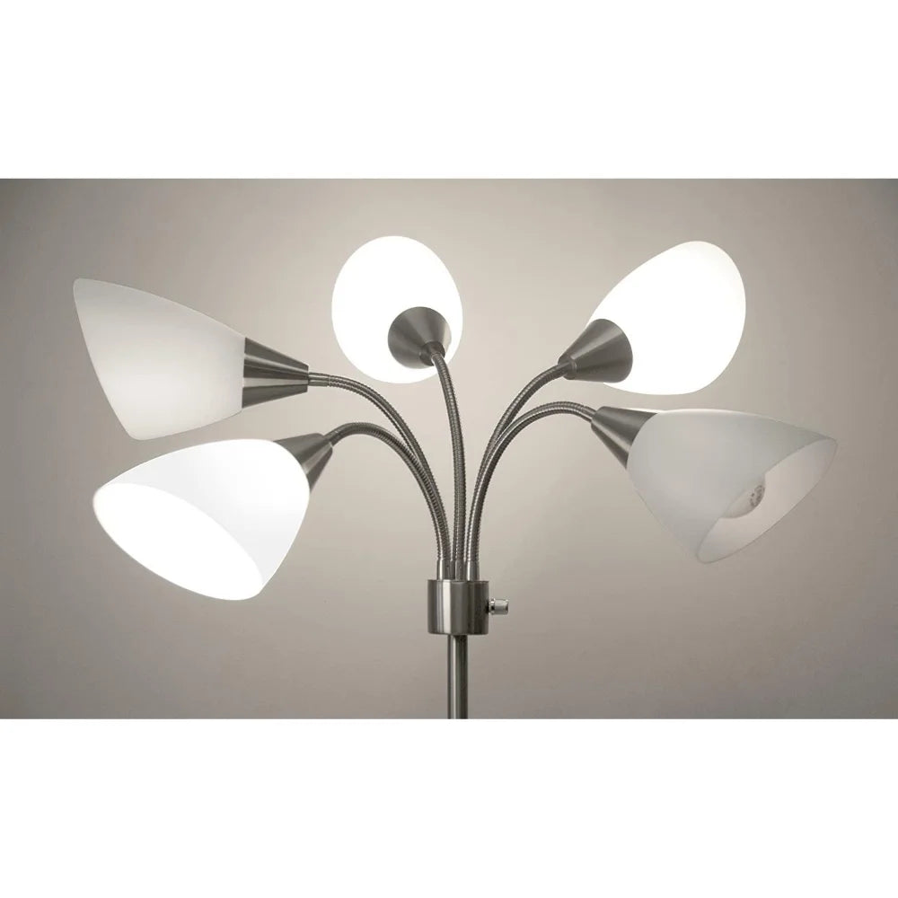 Brushed Steel Floor Lamp