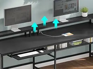 Computer Desk with Power Outlets