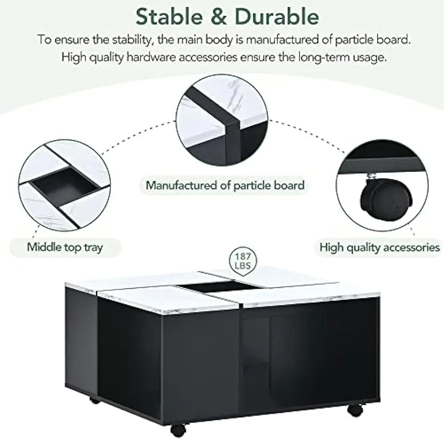 Modern Square Coffee Table