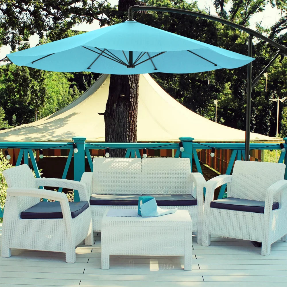 10' Cantilever Patio Umbrella with Base