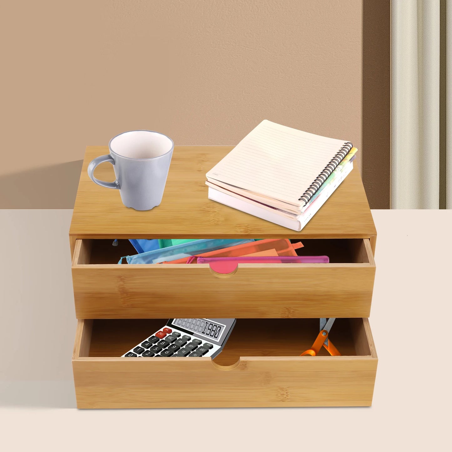 Mini Bamboo Desk Drawer