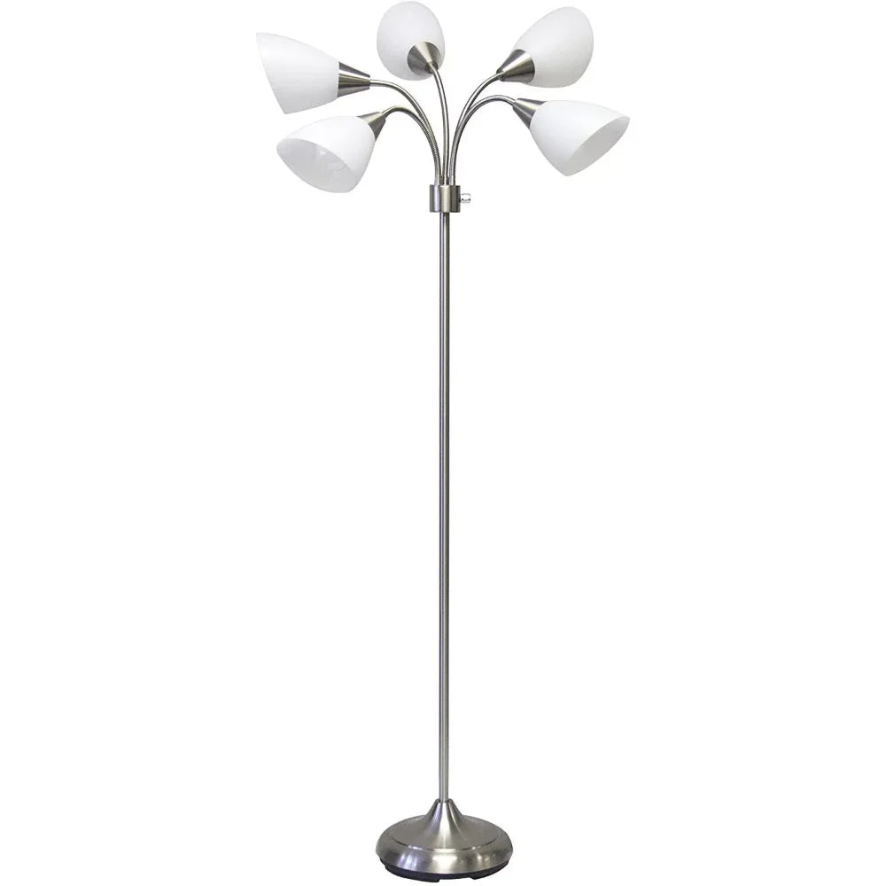 Brushed Steel Floor Lamp