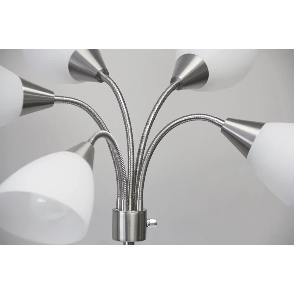 Brushed Steel Floor Lamp