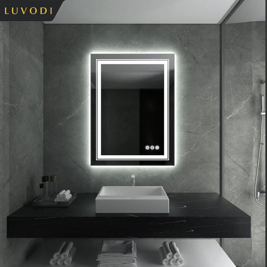Crystal Clear LED Bathroom Mirror