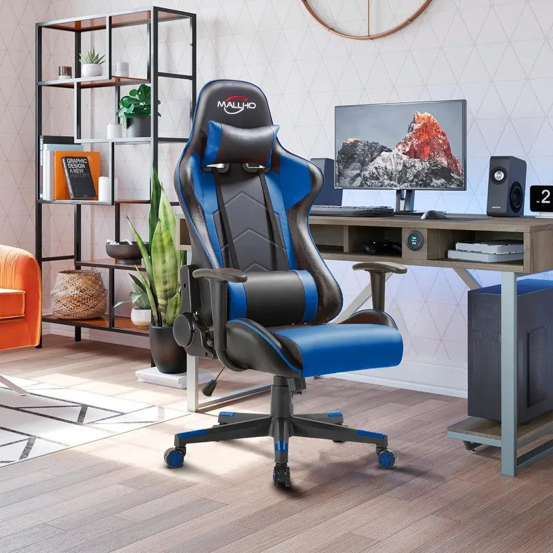 High-Back Leather Office Chair