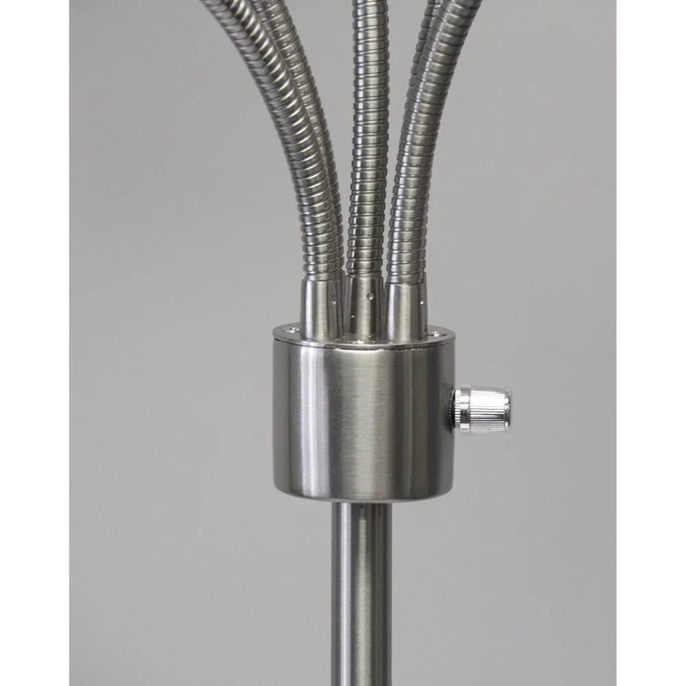 Brushed Steel Floor Lamp