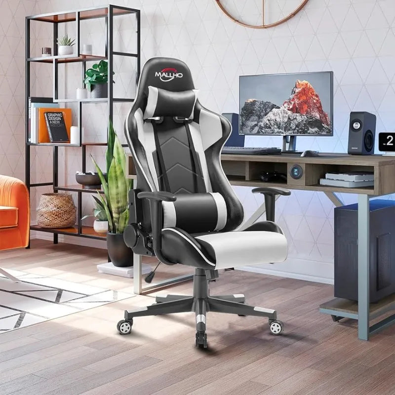 High-Back Leather Office Chair