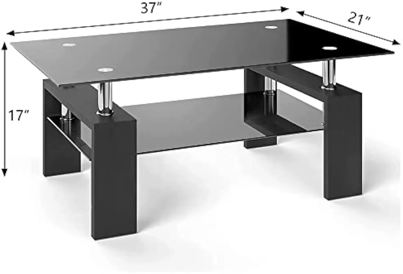 Rectangle Glass Coffee Table