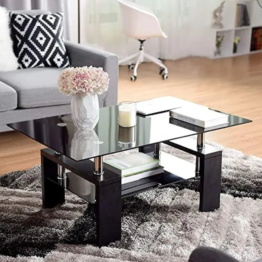 Rectangle Glass Coffee Table