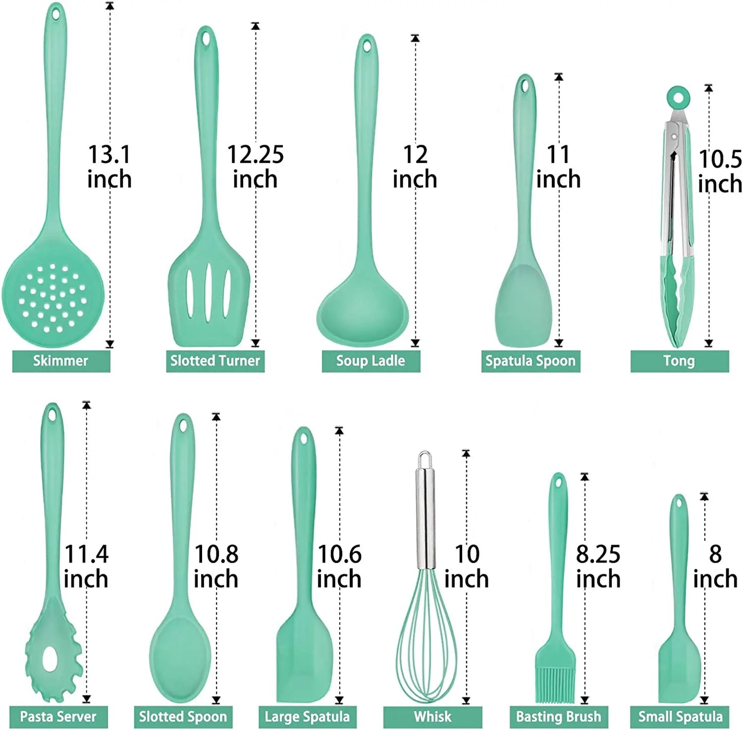 Silicone Kitchen Cooking Utensils