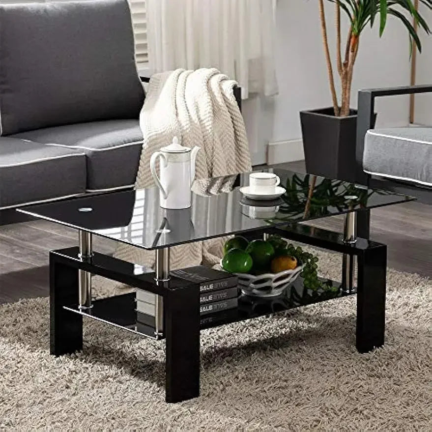 Rectangle Glass Coffee Table